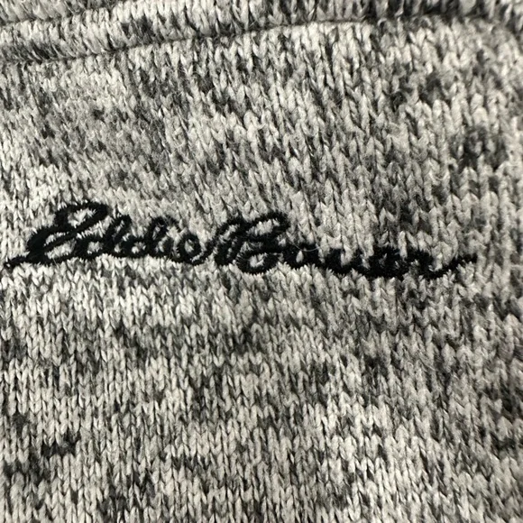 Eddie Bauer 1/4 Zip Pullover Sweater Light Gray for Men, Size Large. - Picture 10 of 12